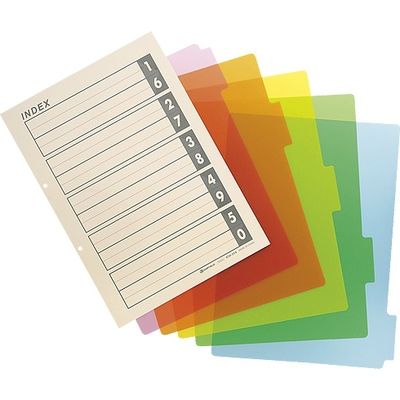 ジョインテックス 再生PPインデックス0.4mm厚1組 D029J 1パック（直送品）