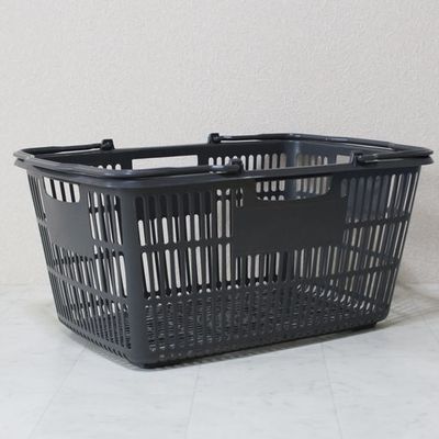 大和産業 買い物かご SBー33 ダークグレー 10個セット SB-33-DGY-10P 1セット(10個) 538-0373（直送品）