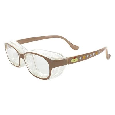 名古屋眼鏡 花粉対策メガネ スカッシースタイル キッズ ポムポムプリン 8726-02 1本 68-0312-29（直送品）