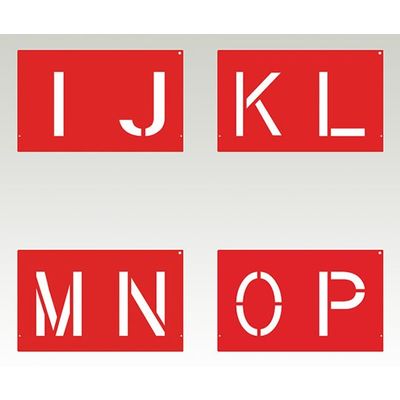 ランドアート ハイビスカス スプレーシート アルファベット I~P 1組(4枚入) HS-170IP 1組(4枚) 62-4863-20（直送品）