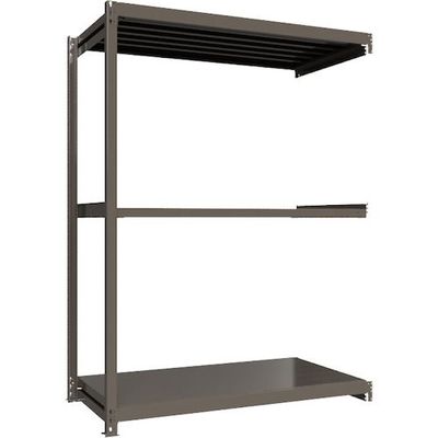 ICHIMAI 重量ボルトレスラック 段荷重1000Kg H2400×W1800×D900 天地3段 連結グレー TH1000-869R3（直送品）