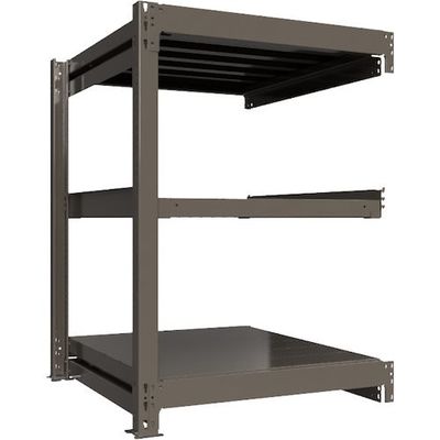 ICHIMAI 重量ボルトレスラック 段荷重1000Kg H1200×W900×D900 天地3段 連結グレー TH1000-439R3（直送品）