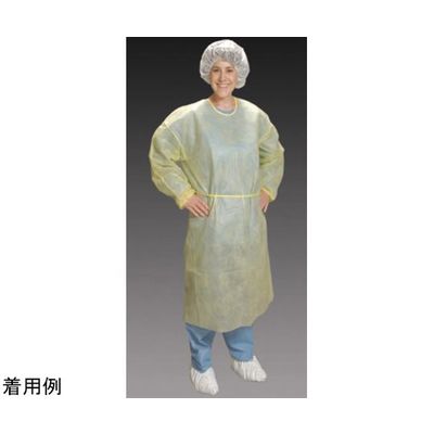 ウィザーライフサイエンス ラボ用保護ガウン 1枚×100枚入 19-166-116 1セット(100枚) 65-4340-94（直送品）