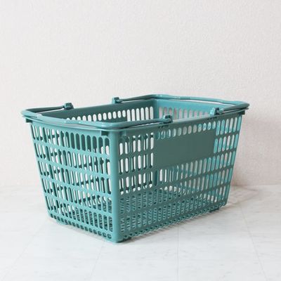 大和産業 買い物かご SLー8 ブルーグリーン 10個セット SL-8-BLGR-10P 1セット(10個) 538-1884（直送品）