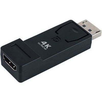 Trimate DisplayPort to HDMI 変換アダプタ 4K TR-HDA005-BK 1個 67-4918-49（直送品）