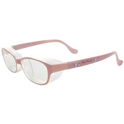 名古屋眼鏡 花粉対策メガネ スカッシースタイル スモール マイメロディ 8727-02 1本 68-0312-32（直送品）