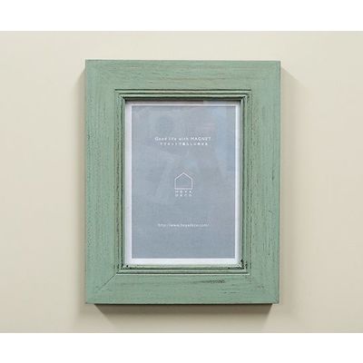 ニチレイマグネット フレームデコ 2L グリーン MS-017142 1個 62-2196-73（直送品）