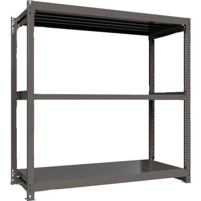 ICHIMAI 重量ボルトレスラック 段荷重1000Kg H1800×W1800×D750 天地3段 単体グレー TH1000-667T3（直送品）