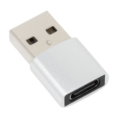 アイネックス USB2.0変換アダプタ AオスーCメス U20AC-MFAD 1個 67-9342-30（直送品）