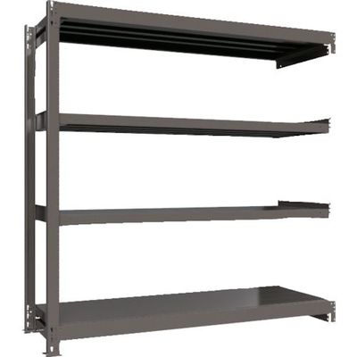 ICHIMAI 重量ボルトレスラック 段荷重1000Kg H1800×W1800×D600 天地4段 連結グレー TH1000-666R4（直送品）