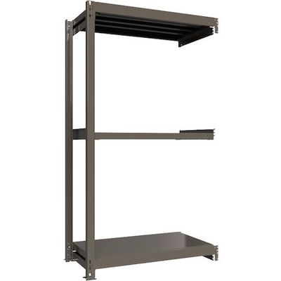 ICHIMAI 重量ボルトレスラック 段荷重1000Kg H2100×W1200×D600 天地3段 連結グレー TH1000-746R3（直送品）