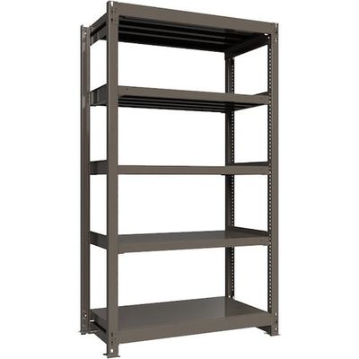 ICHIMAI 重量ボルトレスラック 段荷重1000Kg H2100×W1200×D600 天地5段 単体グレー TH1000-746T5（直送品）