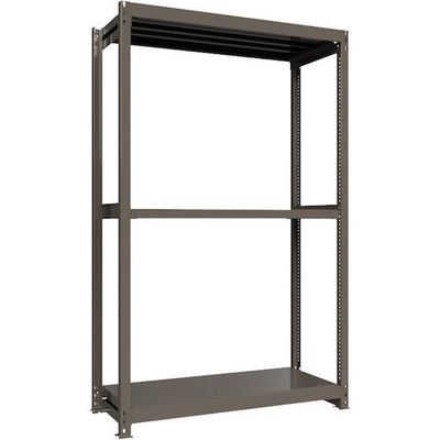 ICHIMAI 重量ボルトレスラック 段荷重1000Kg H2400×W1500×D600 天地3段 単体グレー TH1000-856T3（直送品）
