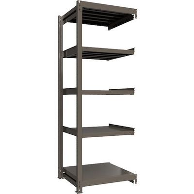 ICHIMAI 重量ボルトレスラック 段荷重1000Kg H2400×W900×D750 天地5段 連結グレー TH1000-837R5（直送品）