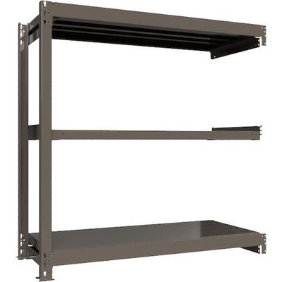 ICHIMAI 重量ボルトレスラック 段荷重1000Kg H1500×W1500×D600 天地3段 連結グレー TH1000-556R3（直送品）