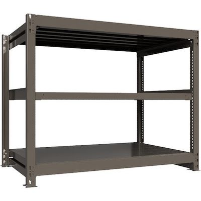 ICHIMAI 重量ボルトレスラック 段荷重1000Kg H1200×W1500×D900 天地3段 単体グレー TH1000-459T3（直送品）