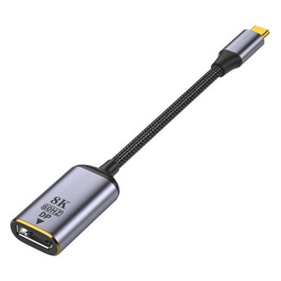 Trimate USB TypeーC to DisplayPort 映像変換アダプタ 8K TR-DP003-SV 1個（直送品）