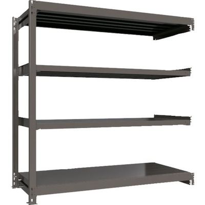 ICHIMAI 重量ボルトレスラック 段荷重1000Kg H1800×W1800×D750 天地4段 連結グレー TH1000-667R4（直送品）