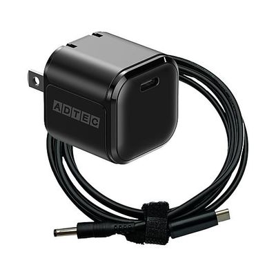 アドテック PD対応AC充電器/45W/ブラック&K50ケーブルセット APD-V045C-WK50-BK 1個 67-7463-76（直送品）