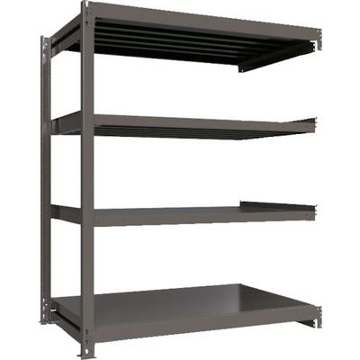 ICHIMAI 重量ボルトレスラック 段荷重1000Kg H1800×W1500×D900 天地4段 連結グレー TH1000-659R4（直送品）