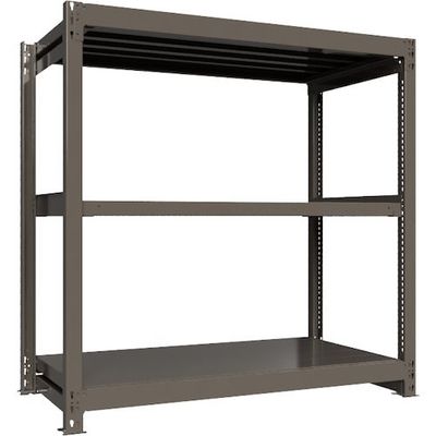 ICHIMAI 重量ボルトレスラック 段荷重1000Kg H1500×W1500×D750 天地3段 単体グレー TH1000-557T3（直送品）