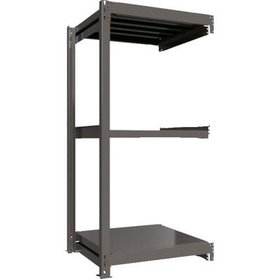 ICHIMAI 重量ボルトレスラック 段荷重1000Kg H1800×W900×D750 天地3段 連結グレー TH1000-637R3（直送品）