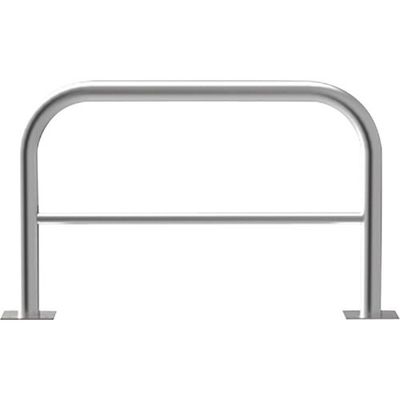 カネソウ 車止め アーチ型 横バー付 ステンレス製 後付タイプ Yシリーズ YAW6L7-A 1本 321-8332（直送品）