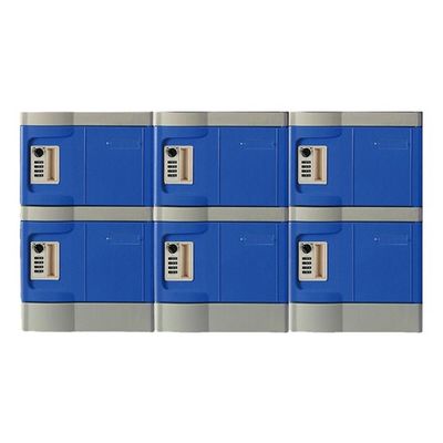 MTセキュリティジャパン 小物入れロッカー(ダイヤル錠) 3列2段/6人用 T-280E-3-2 1セット 64-9603-29（直送品）