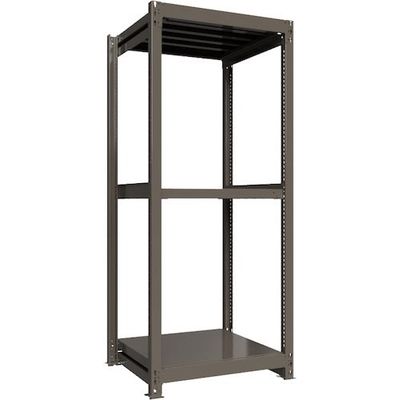 ICHIMAI 重量ボルトレスラック 段荷重1000Kg H2100×W900×D750 天地3段 単体グレー TH1000-737T3（直送品）