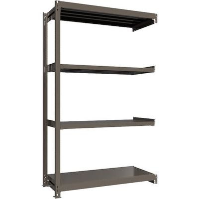 ICHIMAI 重量ボルトレスラック 段荷重1000Kg H2400×W1500×D600 天地4段 連結グレー TH1000-856R4（直送品）