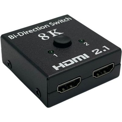 Trimate HDMI切替器 8Kモデル 双方向対応(2入力・1出力/1入力・2出力) TR-HDM8K 1個 67-4918-62（直送品）