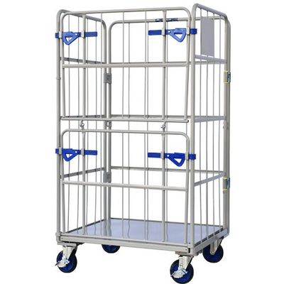 ワコーパレット ワコー カーゴプレスタ ダブルゲート付 950×800×1700床スチール WK6-95WG 1台 544-8311（直送品）