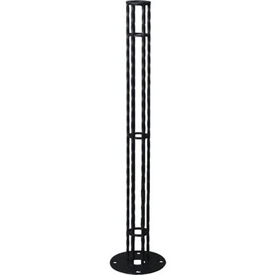 カネソウ スチール製アレンジポスト ねじれ角棒タイプ RING0785-TB-AR-BK 1本 469-2597（直送品）