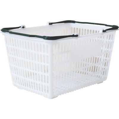 大和産業 買い物かご SLー7 ナチュラル把手エバーグリーン SL-7-NREGR 1個 538-0347（直送品）