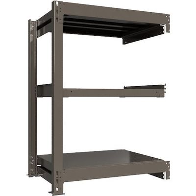 ICHIMAI 重量ボルトレスラック 段荷重1000Kg H1200×W900×D600 天地3段 連結グレー TH1000-436R3（直送品）