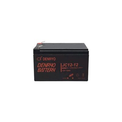 電菱 DENRYO BATTERY JC12-12 1台 63-3422-03（直送品）