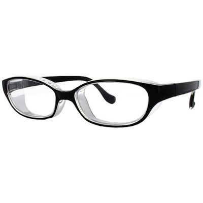 名古屋眼鏡 花粉対策メガネ スカッシースタイル レギュラー ブラック 8732-01 1本 68-0312-20（直送品）