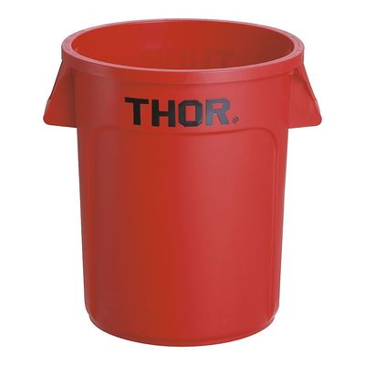 Trust ラウンドコンテナ 60L レッド KTL3842 1個 63-5704-63（直送品）