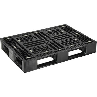 日本プラパレット NPC プラスチックパレットFAー1108RR 片面四方差し 黒 FA-1108RR 1枚 435-6476（直送品）