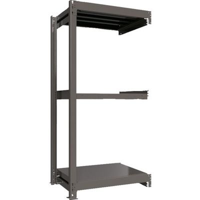 ICHIMAI 重量ボルトレスラック 段荷重1000Kg H1800×W900×D600 天地3段 連結グレー TH1000-636R3（直送品）