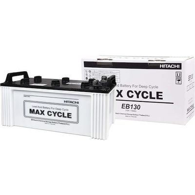 岡田商事 エナジーウィズ MAX CYCLEバッテリー HWーEB130ーLR HW- EB130-LR 1個 555-1918（直送品）