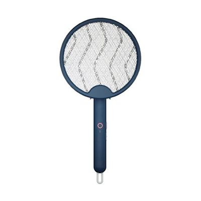 Trimate 折りたたみ式電撃殺虫ラケット USB充電タイプ ネイビーブルー TR-JSR001-NB 1個 67-4918-79（直送品）