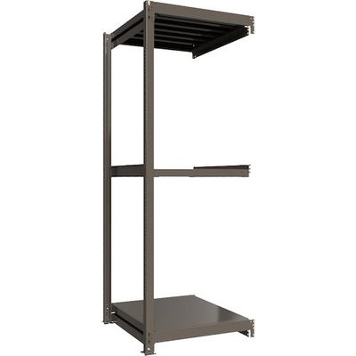 ICHIMAI 重量ボルトレスラック 段荷重1000Kg H2400×W900×D900 天地3段 連結グレー TH1000-839R3（直送品）