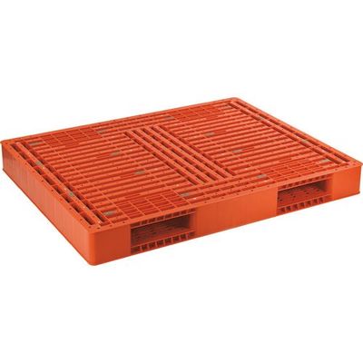 日本プラパレット NPC プラスチックパレットFSー1411 両面ニ方差し グレー FS-1411-GY 1枚 452-5059（直送品）