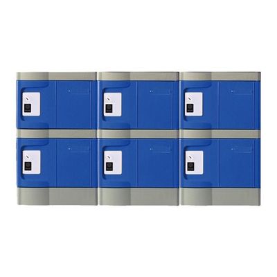 MTセキュリティジャパン 小物入れロッカー(IC錠) 3列2段/6人用 T-280E-IC3-2 1セット 64-9603-35（直送品）