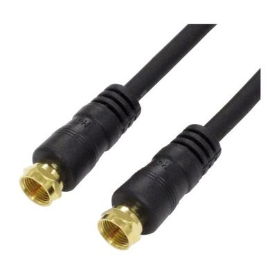 アイネックス アンテナケーブル F型ネジ式 ストレート 約0.3m F4C-03 1個 67-9282-24（直送品）