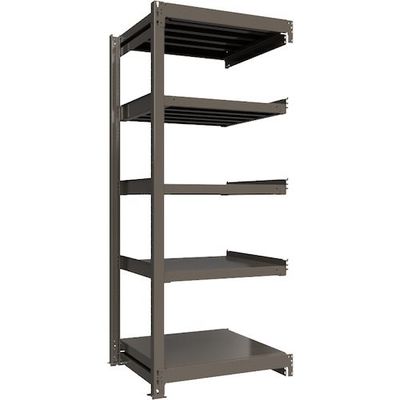 ICHIMAI 重量ボルトレスラック 段荷重1000Kg H2100×W900×D750 天地5段 連結グレー TH1000-737R5（直送品）