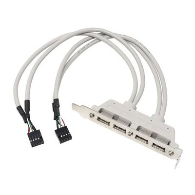 アイネックス USB2.0リアスロット 4ポート RS-004C 1個 67-9266-49（直送品）