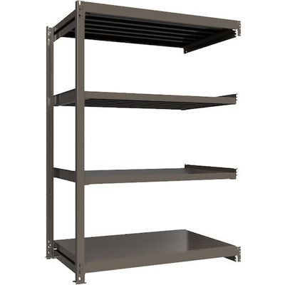 ICHIMAI 重量ボルトレスラック 段荷重1000Kg H2100×W1500×D900 天地4段 連結グレー TH1000-759R4（直送品）