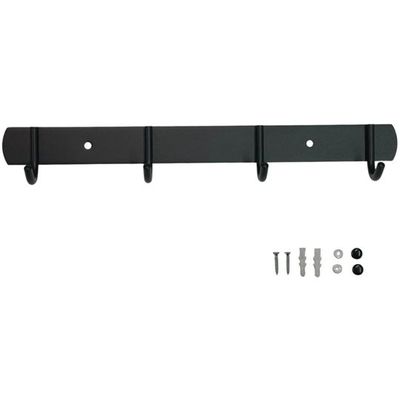 Trimate 壁面用ステンレスフック ブラック フック4本 TR-KF001-4 1個 67-4918-89（直送品）